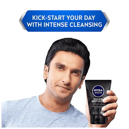 NIVEA MEN DEEP IMPACT FACEWASH