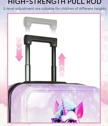 Unicorn Kids' Rolling Luggage - Magical Travel Suitcaseassorted colour