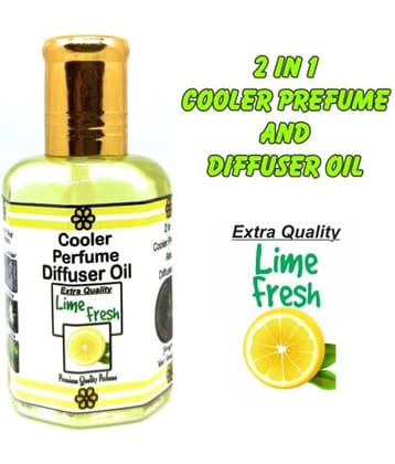INDRA SUGANDH BHANDAR - Lime Fresh Aroma Pure, Natural and Undiluted With Free Dropper 25ml Pack Multipurpose Cooler Perfume Diffuser Oil 25ml