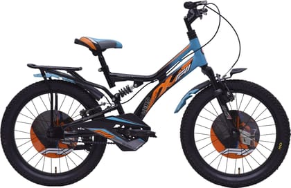 HERO F11 20 T (inch) Roadster Cycle (Single Speed, Blue, Orange, Only Front Suspension)