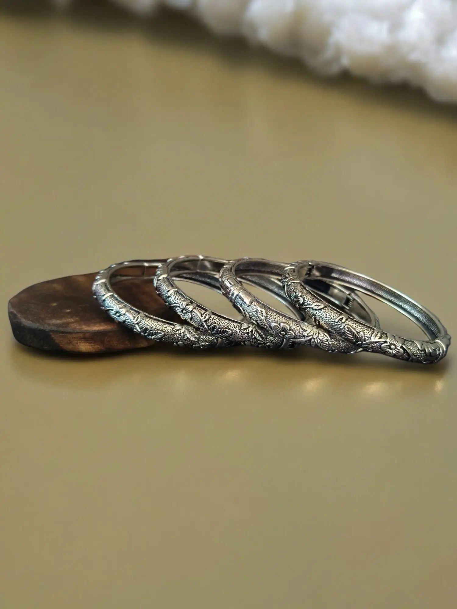 Elegant Silver Kadas for Daily Wear | Sarichka Fashion