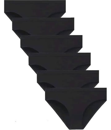 BLACK PANTIES PACK OF 6