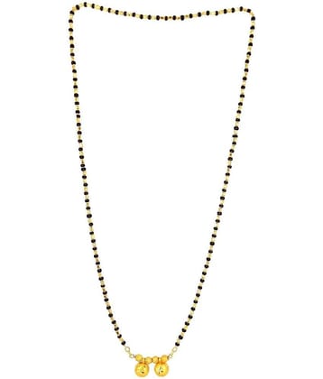 JIPPA - Golden Mangalsutra ( Pack of 1 )