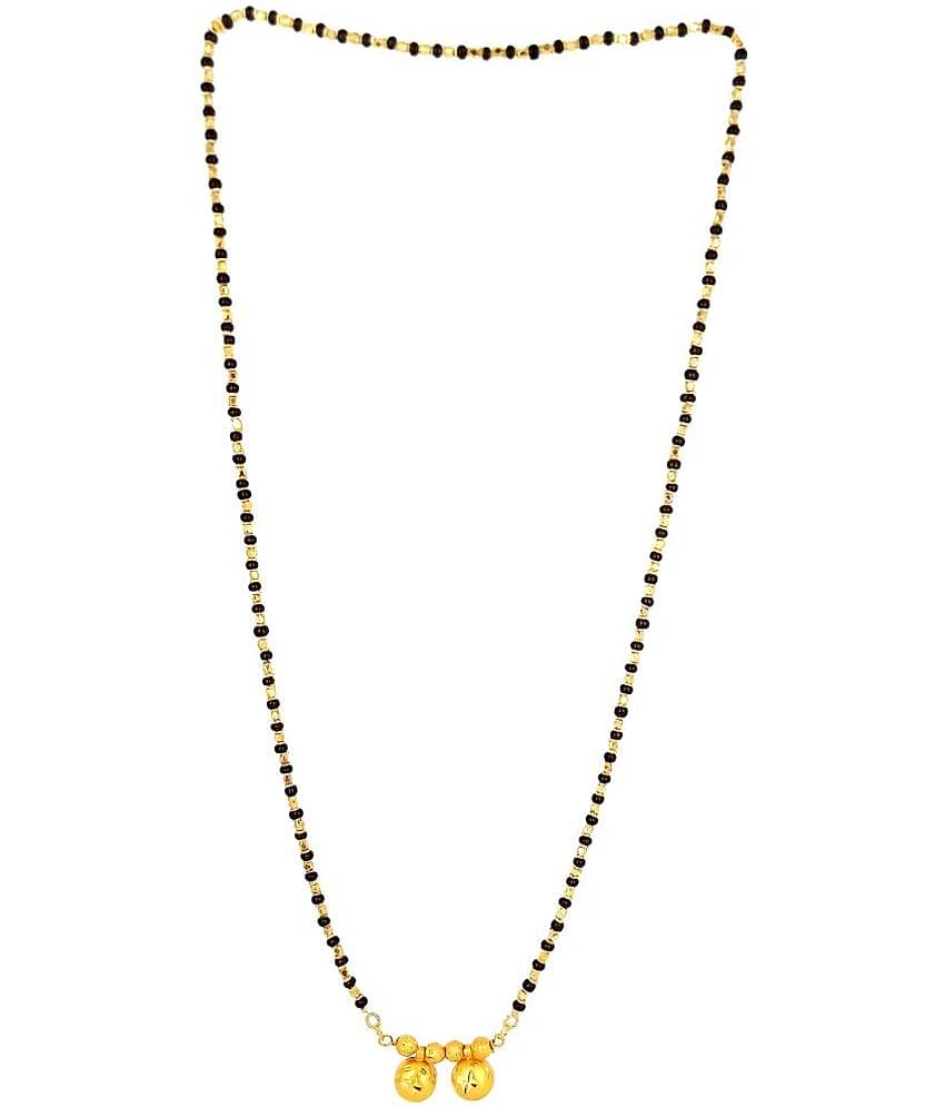 JIPPA - Golden Mangalsutra ( Pack of 1 )