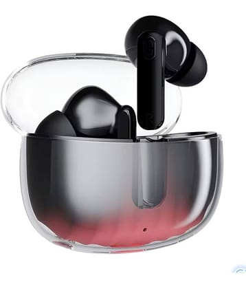 COREGENIX Transparent Bluetooth True Wireless (TWS) In Ear 30 Hours Playback Low Latency IPX4(Splash & Sweat Proof) Assorted