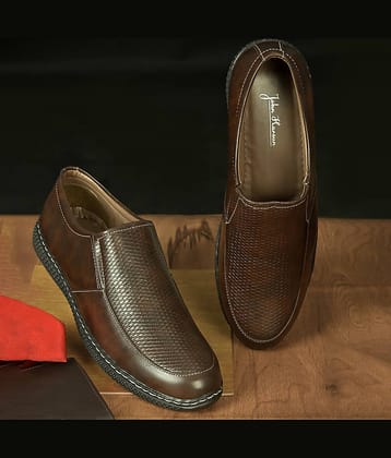 John Karsun - Brown Men's Slip-on Shoes