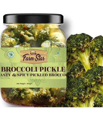 Farm Star -Broccoli (Tasty & Spicy) Vegetable Pickle 400 g