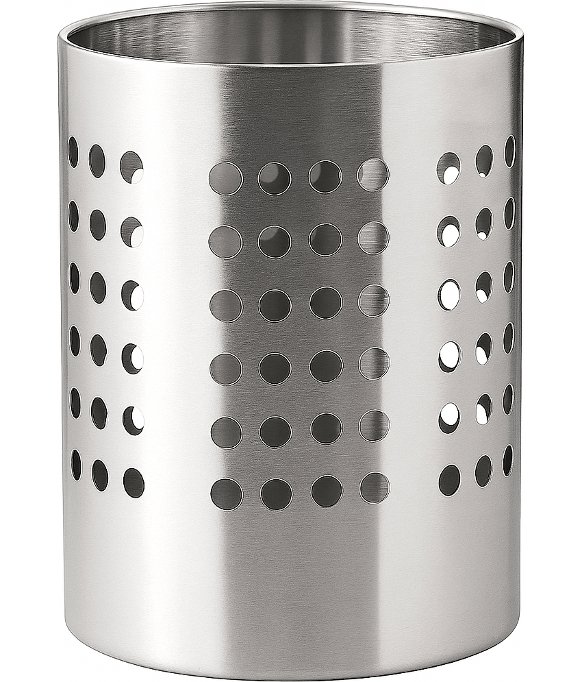 Dynore Cutlery Holder Stainless Steel Cutlery Holder Silver ( Pack of 1 )