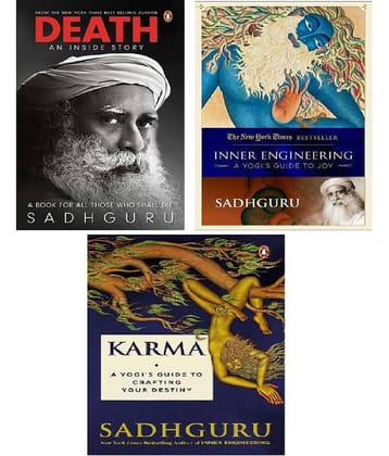 ( Combo of 3 books ) Karma By Sadhguru Inner Engineering And Karma And Death An Inside Story 3 Books Combo Paperback – January 1, 2021