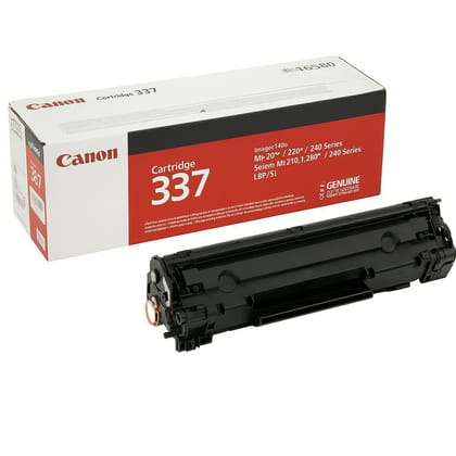 Canon 337 Black Original Toner Cartridge (CRG-337) for Canon imageCLASS MF211, MF212w, MF215, MF216n, MF217w Printers Canon 337 Black Original Toner Cartridge (CRG-337) for Canon imageCLASS MF211, MF212w, MF215, MF216n, MF217w Printers