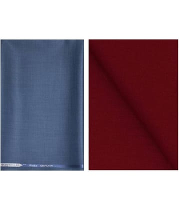KUNDAN SULZ GWALIOR Multi Cotton Blend Unstitched Shirts & Trousers