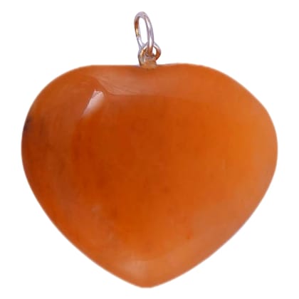 Red Aventurine Heart Pendant for Reiki Healing and Crystal Healing,Traditional Astrological Pendant for Women and Mens for Chakra Healing | Lucky Charm Positive Vibes Energy(KI_25) by Krishna Impex Red Aventurine Heart Pendant for Reiki Healing and Crystal Healing,Traditional Astrological Pendant for Women and Mens for Chakra Healing | Lucky Charm Positive Vibes Energy(KI_25) by Krishna Impex