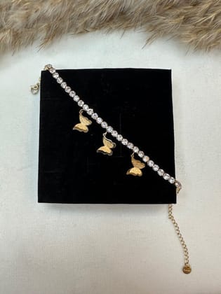 Diamond Wings Bracelet