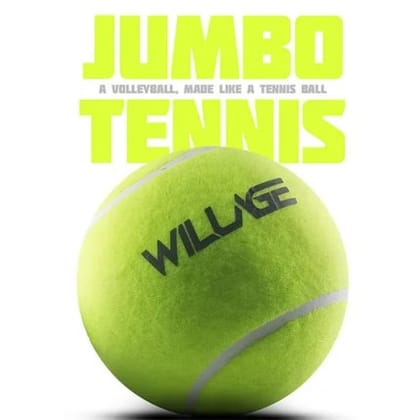 Willage Jumbo Tennis Ball Size 3 Football