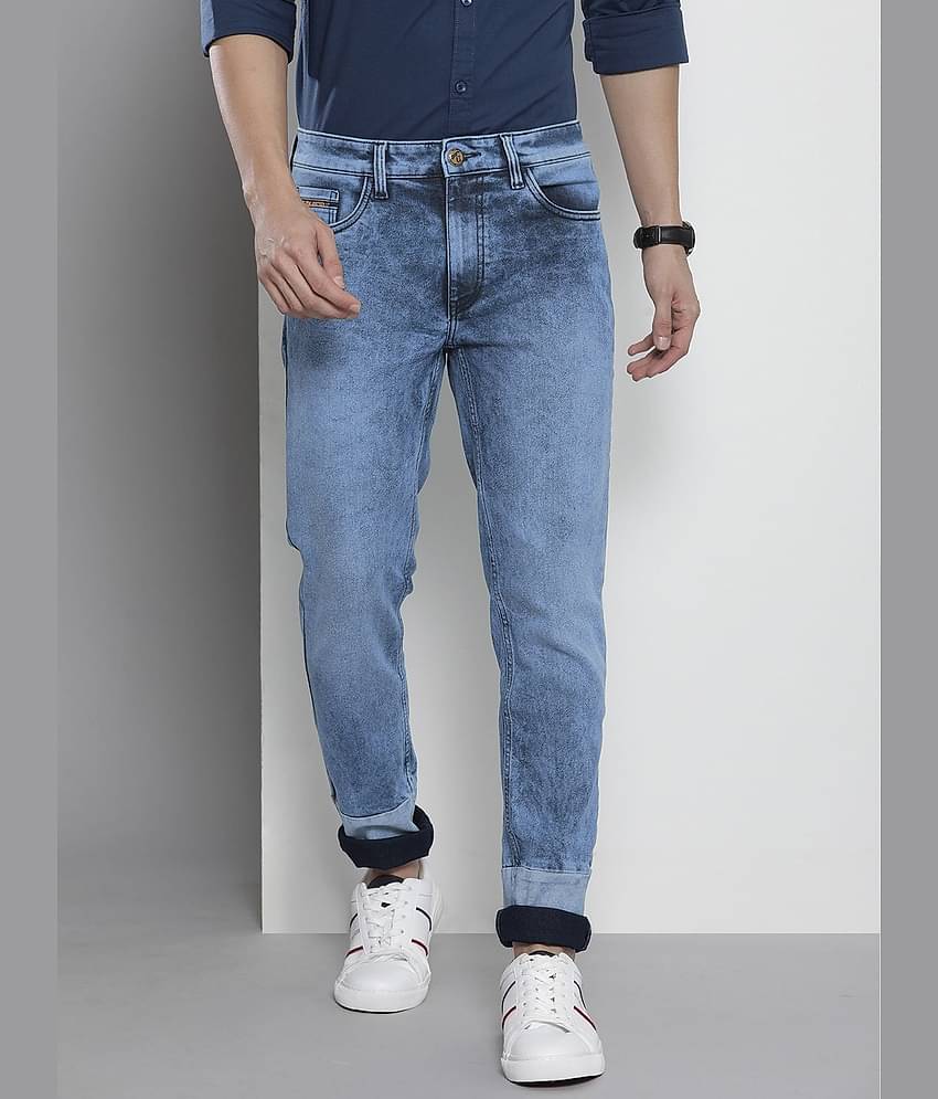 The Indian Garage Co Men Blue Stretchable Jeans