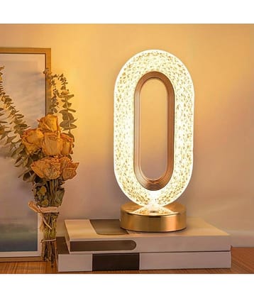 QitmirMKT Oval Crystal Lamp with Touch Sensor Control 20W Multicolor Emergency Light ( Pack of 1 )