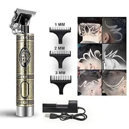 Professional Hair Clipper with Guide Combs & USB Charging
