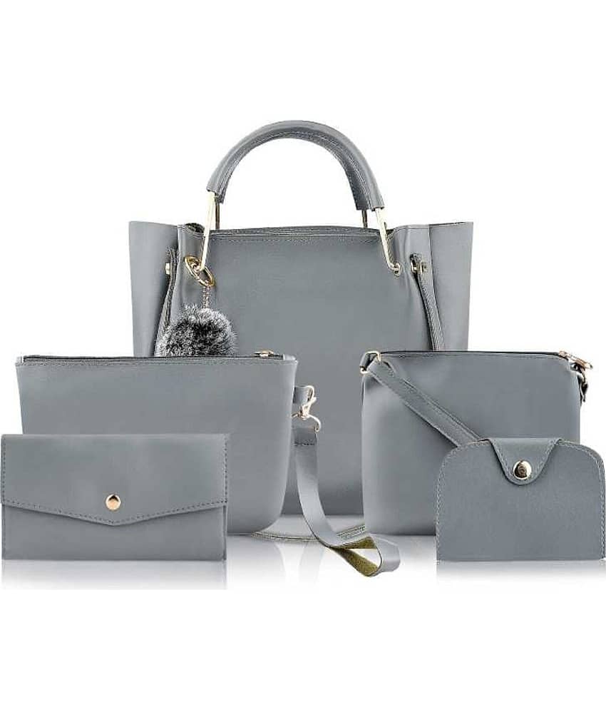 Fargo Light Grey PU Combo