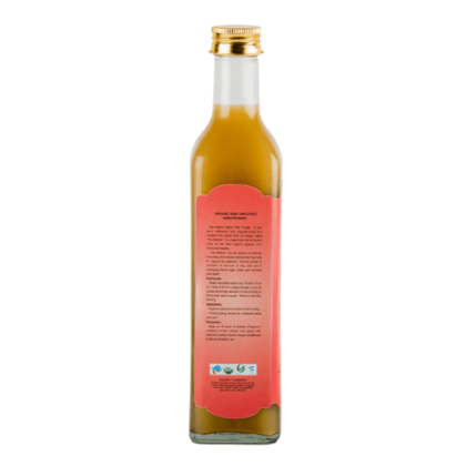 Praakritik Organic Apple Cider Vinegar Pure 500ML ( with The Mother)