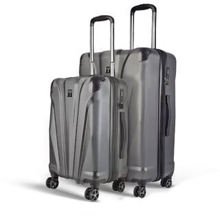 Leolite Expandable Premium Polycarbonate Small  Medium Suitcase Combo(58,68cm)