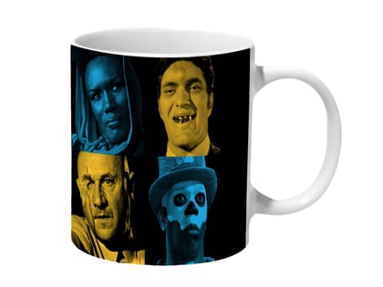 Multicolor The Great Villains Of Bond Movies Ceramic Mug