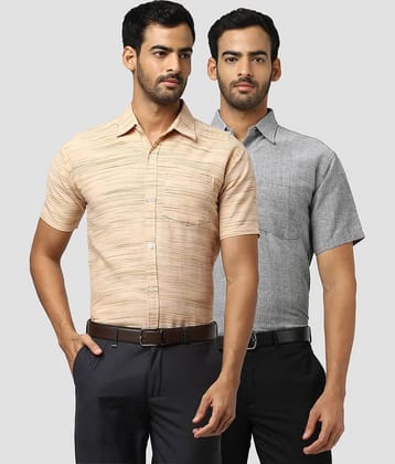 DESHBANDHU DBK - Multicolor Cotton Regular Fit Men's Casual Shirt ( Pack of 2 )