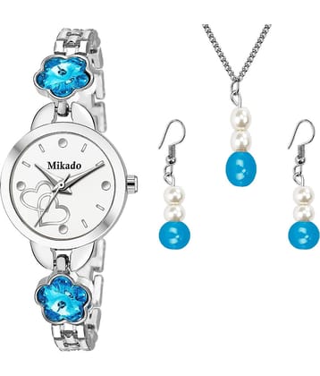 Mikado Stainless Steel Round Womens Watch