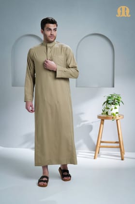Kurvig Saudi Thobe Gold 2.0 For Men-S