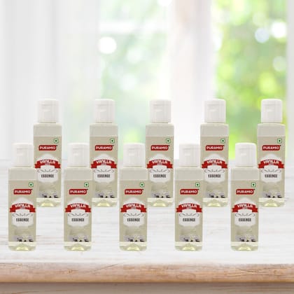 Puramio Vanilla White Culinary Essence, 30 ml (Pack of 10)
