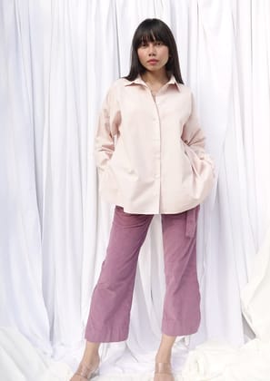 Leah Shirt (Relaxed Fit)-Pink / S