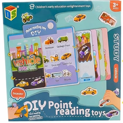 Braintastic Kids Novelty Hindi Learning Reusable Slate Book | Hindi Varnamala, Numbers Practice | Early Learning Toy for 2+ Years (DIY Reading Book Vechile)