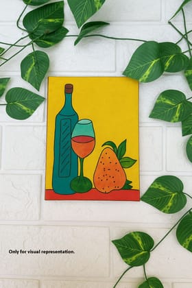 Dbeautify's DIY Traditional Painting – Wine Bottle