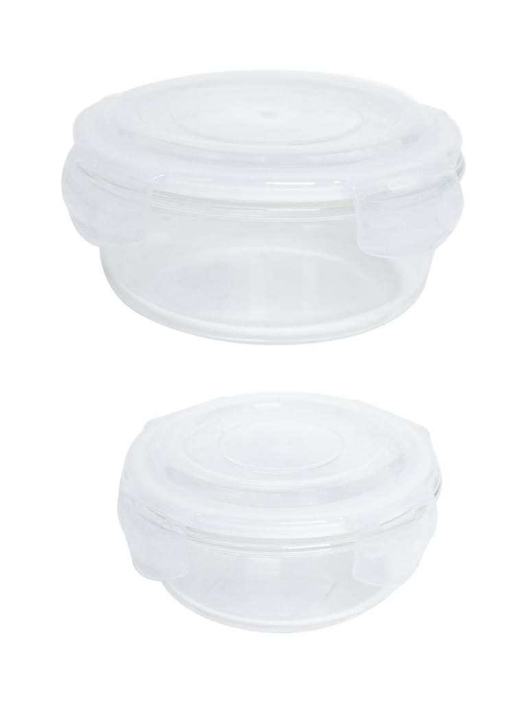 Borosilicate Food Containers (Pack of 2 - 400ml & 620ml)