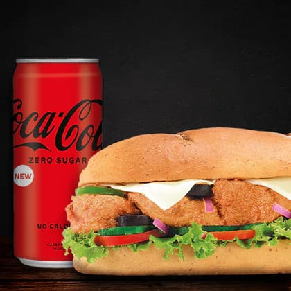Tandoori Chicken Sandwich (15cm) + Coke(Save 31%) Tandoori Chicken Sandwich (15cm) + Coke(Save 31%)