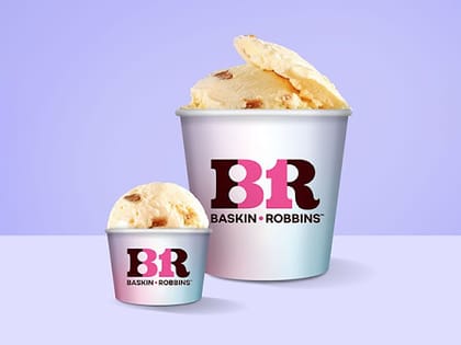 Butterscotch Ribbon Ice Cream.(Small Scoop)