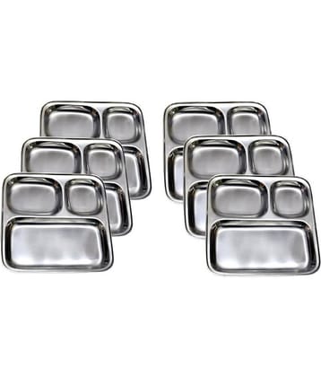 Dynore 6 Pcs Stainless Steel Partition Plate