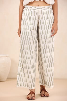 Firdous Hinza Booti Cotton Palazzo-S
