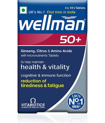 Wellman Multivitamins 30 mg Vitamins Tablets