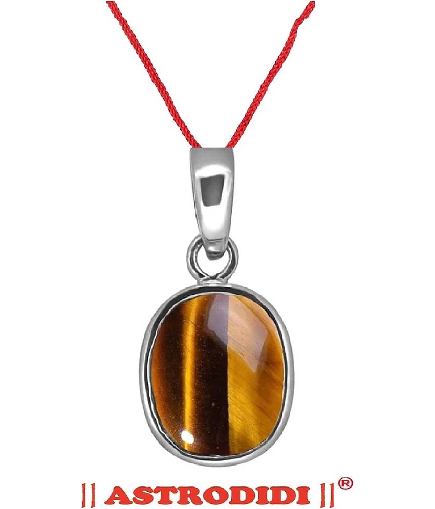 Astrodidi Religious Jewellery Tiger Eye Stone Pendant ( Pack of 1 )