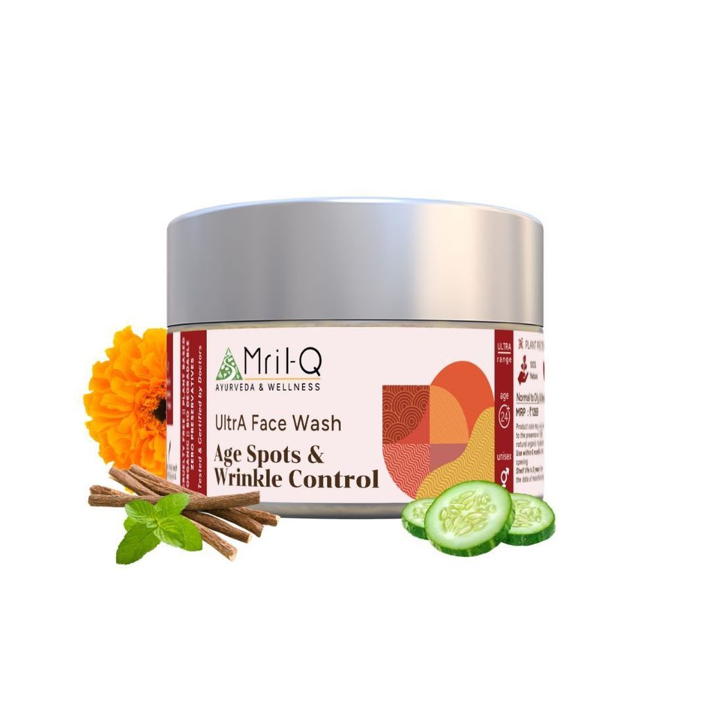 MrilQ Ultra Face Wash | Anti Ageing | Age spots and Hyperpigmentation | Daily Use| Mature Skin