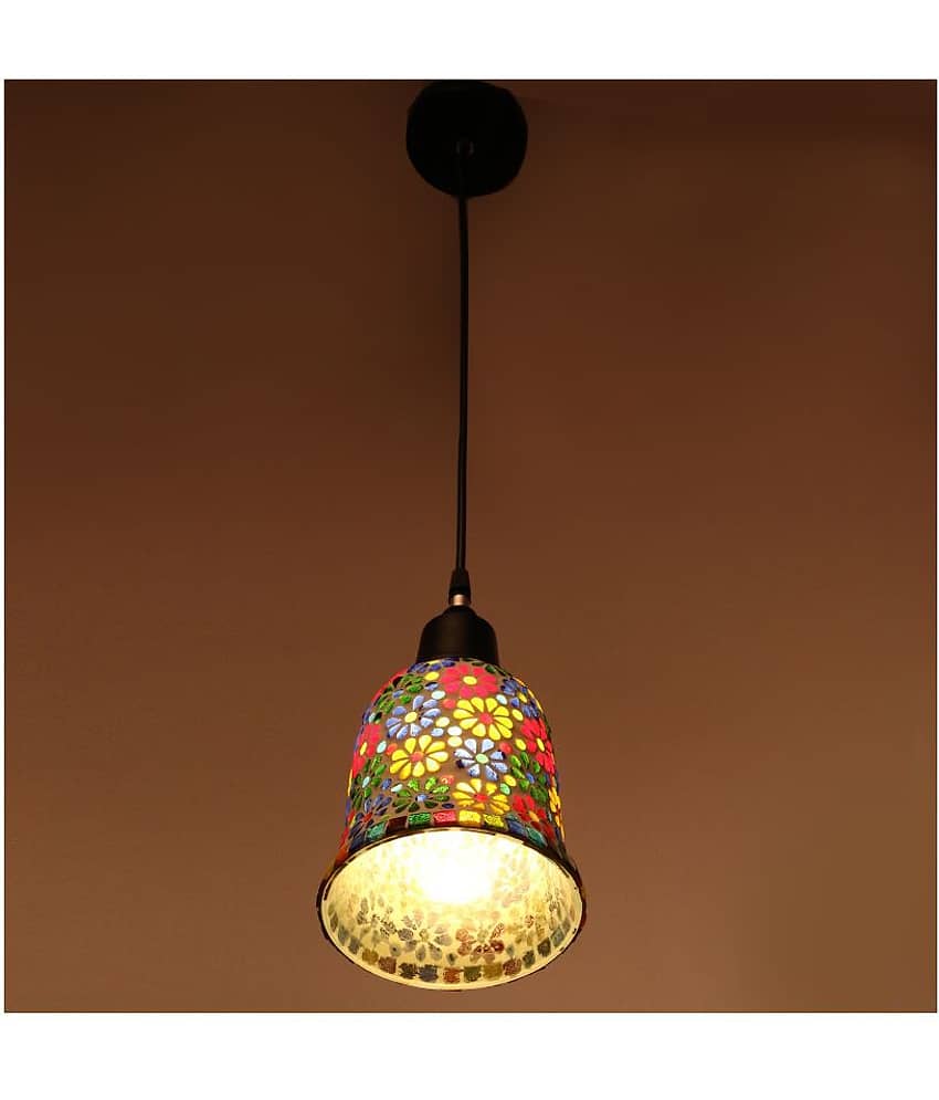AFAST Glass Decorative Hanging Light Multi - Pack of 1