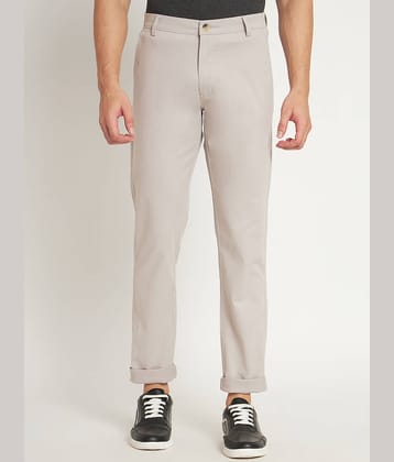 RAGZO Light Grey Slim Chinos ( Pack of 1 )