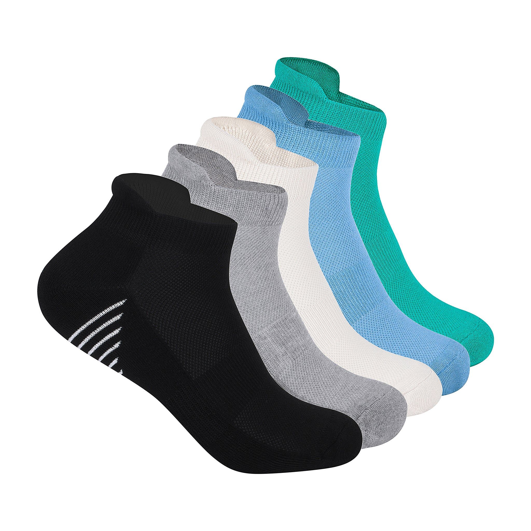 Gym Pro Set Of 5 Bamboo Socks For Men