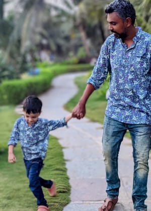 Malmal Kurta-Shirt for Boys, Men | Flying Elephant-0-6m