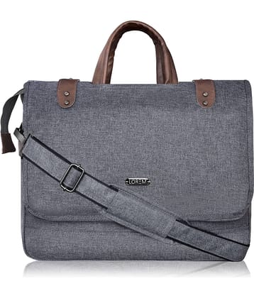 Lorem Grey Solid Messenger Bag
