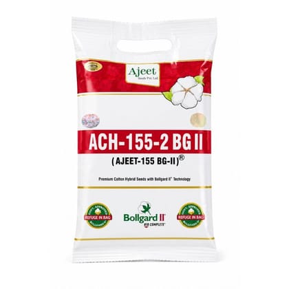 Ajeet Seeds ACH-155-2 BG II Cotton Seeds - 475 gm