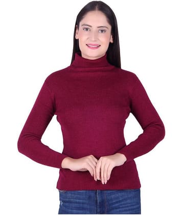 Ogarti Acrylic Maroon Pullovers