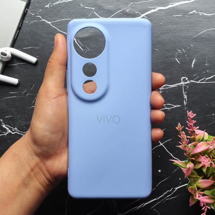 Purple Camera Original Silicone case for Vivo V40