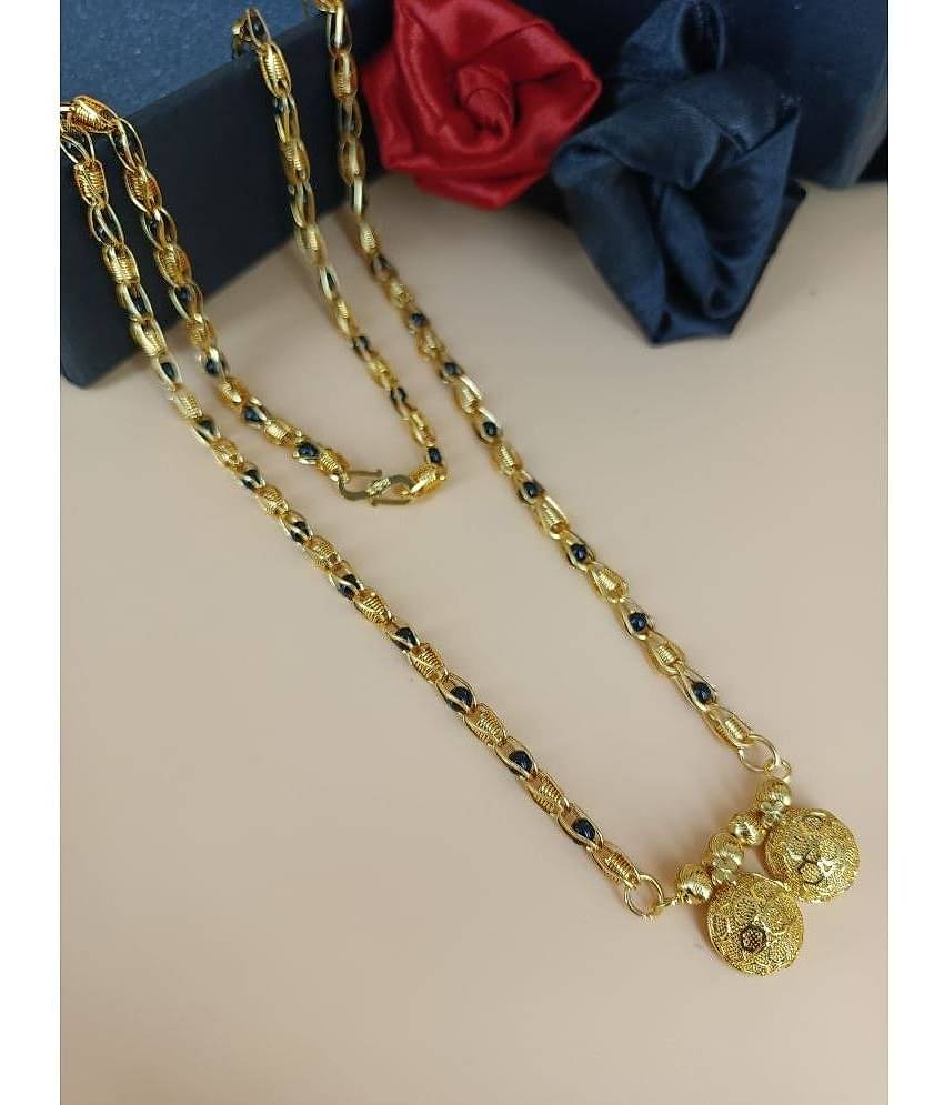 JIPPA Golden Mangalsutra ( Pack of 1 )