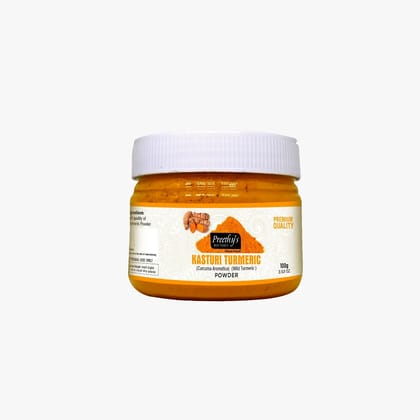 Kasturi Turmeric (Curcuma Aromatica)  (Wild Turmeric ) Powder  by Kerala Naturals